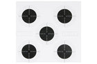 Airgun Paper Targets 100 Pack - 14cm x 14cm - 5 Circle