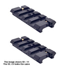 2 X Dovetail To Picatinny Weaver 50mm / 13 mm To 22mm Rail Converter