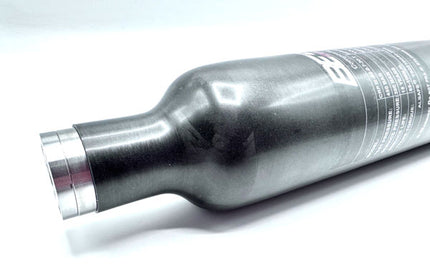 Best Fittings - Airgun Carbon Fibre Rifle Bottle with FX Valve Fitted 700cc side
