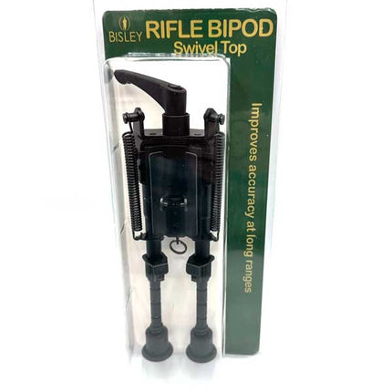 Rifle / Airgun Bipod 6" - 9" Swivel Top - Bisley