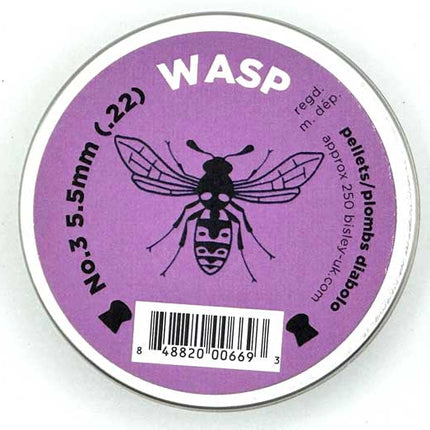 Wasp 5.5 Purple .22 Pellets Tin of 250