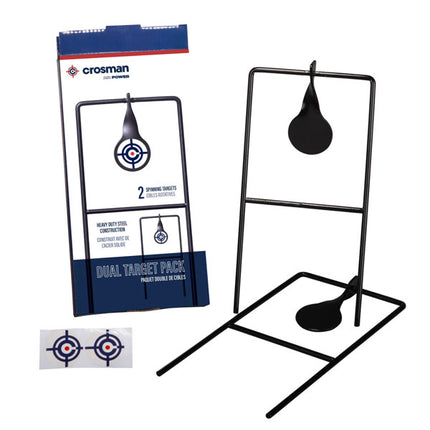 Crosman Dual Spinning Targets - 2 In Pack contents