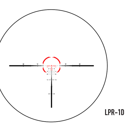 Element Optics Immersive Series 5x30 LPR-1D MRAD Scope Reticle