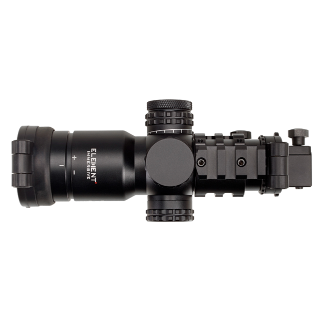 Element Optics Immersive Series 5x30 LPR-1D MRAD Scope Top View