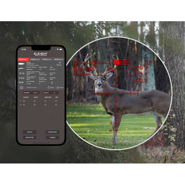 Element Optics - Helix Hd HYPR-7 7x50 Rifle Scope Display Example
