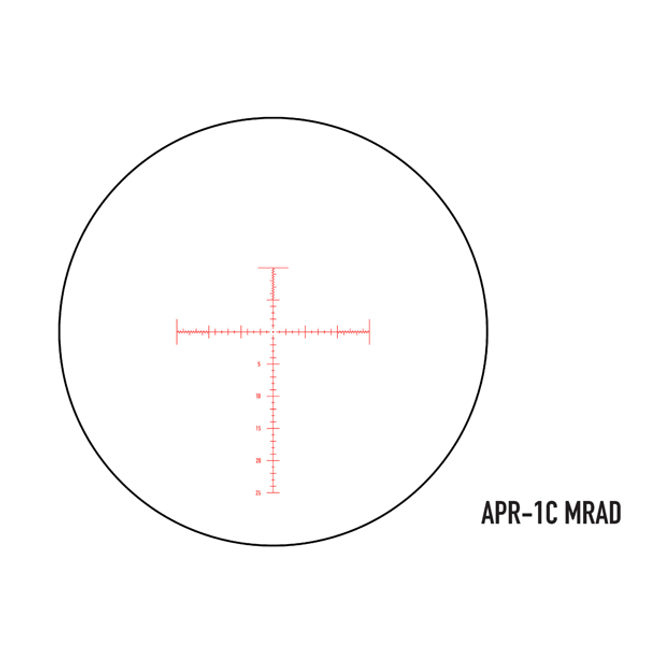 Element Optics Immersive Series 10x40 APR-1C MRAD Scope Reticle