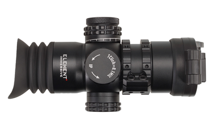 Element Optics Immersive Series 10x40 APR-1C MOA Scope Top View