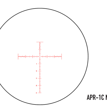 Element Optics Immersive Series 14x50 APR-1C MRAD Scope Reticle