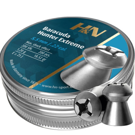H&N Baracuda Hunter Extreme .22 - 5.5mm  - 18.52g  - 200 Tin
