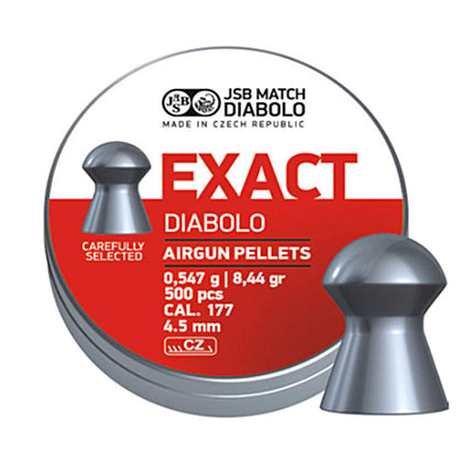 JSB Exact .177 Pellets 4.51mm / 500 Per Tin / 8.44g