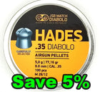 JSB Hades .35 - 77.16g - 9.0mm - 100 per Tin - 5 Tins