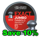 JSB Jumbo Diabolo .22 Pellets 15.89g - 5.51 - 500 - 10 Tins Bundle