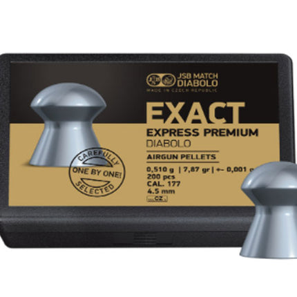 JSB Exact Premium Express .177 Pellets 4.5mm / 200 Per Pack / 7.87g