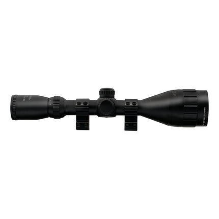Nikko Stirling - MountMaster AO illuminated One Inch Tube Half Mil Dot Reticle 3-9x50 right side