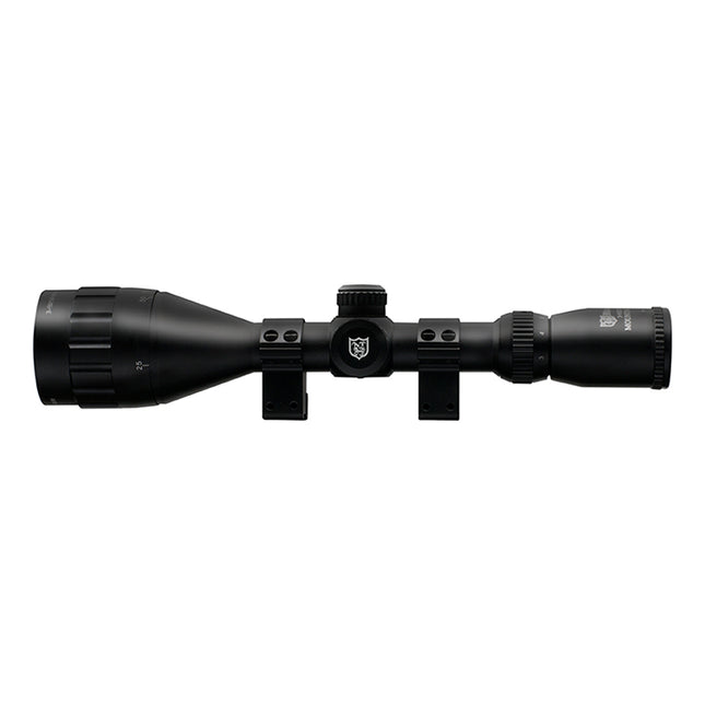 Nikko Stirling - MountMaster AO illuminated One Inch Tube Half Mil Dot Reticle 3-9x50 side