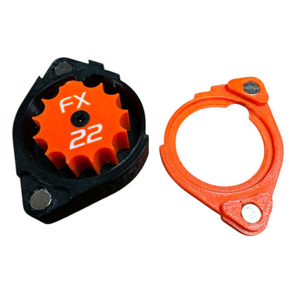 Orion Magazines - .22 FX DRS/Maverick/Crown/Dreamline/ Wildcat MKIII Mini Magazine orange lid off