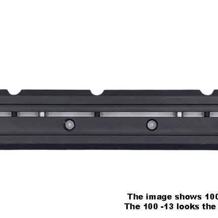 Dovetail To Picatinny Weaver 100mm / 13 mm To 22mm Rail Converter bottom