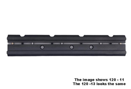 Dovetail To Picatinny Weaver 120mm / 13 mm To 22mm Rail Converter bottom