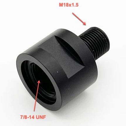 Saber Tactical - Tank Valve Adapter M18x1.5 Measurements