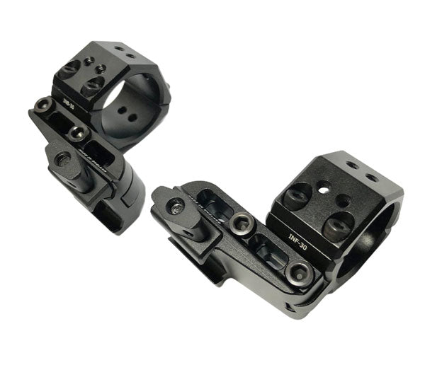 Eagle Vision - Two Piece Infinity Elevation Adjustable Scope Mount Picatinny 30mm