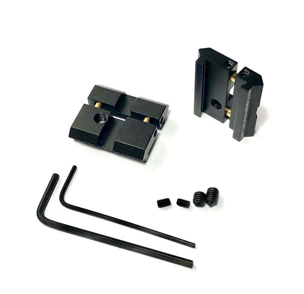 2 X 26mm 11mm / 13mm Dovetail to Picatinny Adaptor Convertor