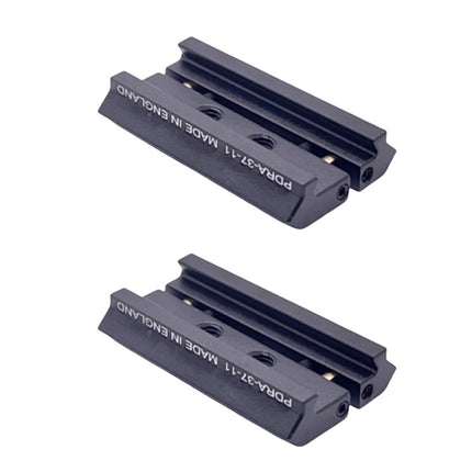 2 X 37mm 11mm Dovetail to Picatinny Adapter Convertor 3