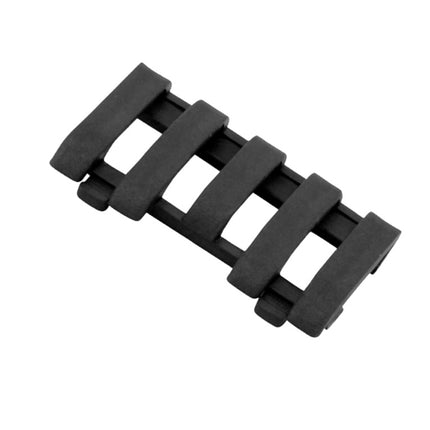Ergo 5 Slot Wire Loom Low Pro Ladder Rail Cover - Single - Black
