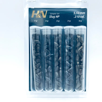 H&N II Slugs Sample Pack .22 - .218 - .21g / .23gr / .25gr / .27g /  .30gr