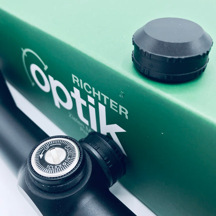 Richter Optik 3-9x50E - Mil Dot Dynamic Zoom Airgun Scope - Illuminated box 1