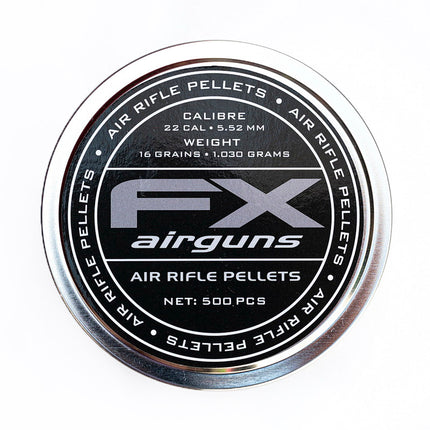 FX .22 Airgun Pellets 5.52mm / 500 Per Tin / 16g 