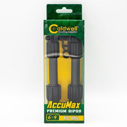Caldwell Accumax Premium Carbon Fibre Bipod - Pic Rail - 6-9 inch