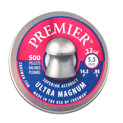 Crosman Premier Ultra Magnum Pellets .22 / 14.3g