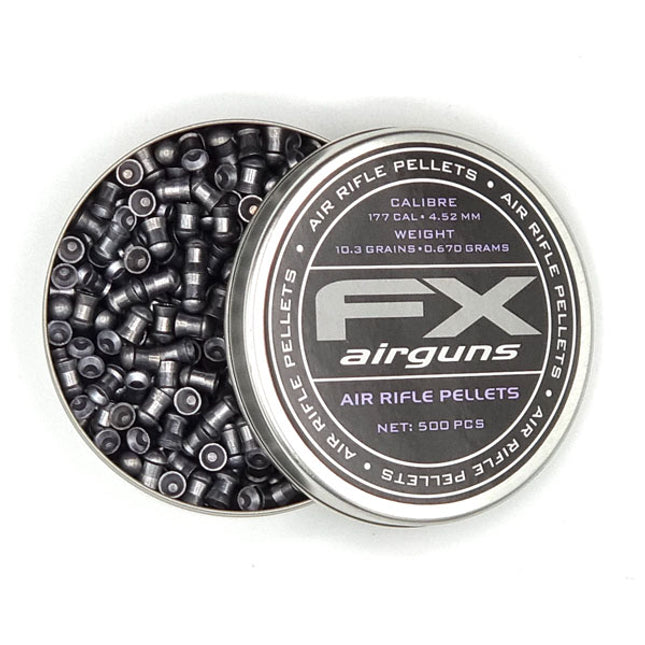 FX Airguns .177 Pellets 4.52mm / 500 Per Tin / 10.34g