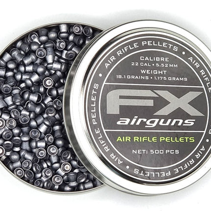 FX Airguns .22 Pellets 5.52mm / 500 Per Tin / 18.1g