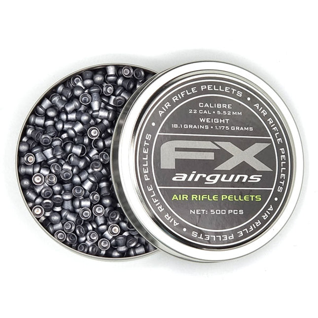 FX Airguns .22 Pellets 5.52mm / 500 Per Tin / 18.1g