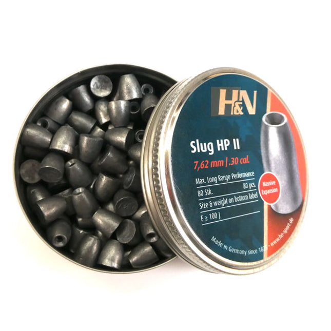 H&N Slug HP II .30 - 7.62mm - 50g - 80 pcs tin