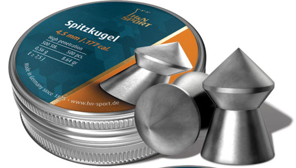 H&N Spitzkugel Pointed - .177 - 4.50 - 8.64g airgun pellets