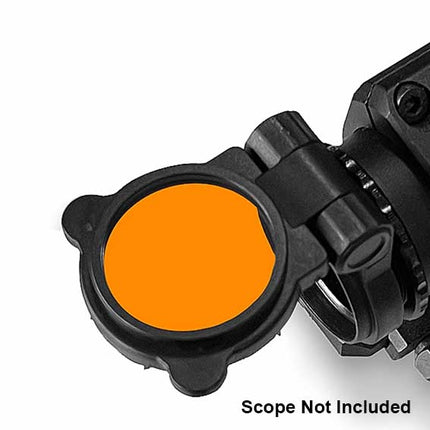 Immersive Optics 30mm Flip-Up Lens Cover Amber