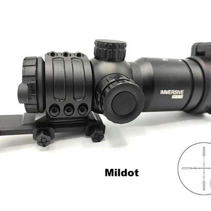 Copy of Immersive Optics 5x30 PRO MILDOT w/MOA ADJ MOUNTS - Extended Eye Relief