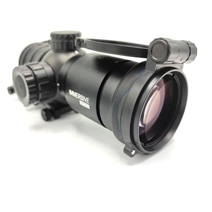 Immersive Optics 5x30 PRO MILDOT RAPID w/MOA ADJ MOUNTS - Extended Eye Relief eye piece