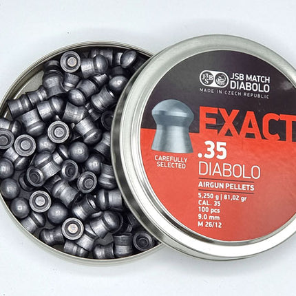 JSB Exact Diabolo .35 Pellets - 81.02g - 9mm / 100 Tin