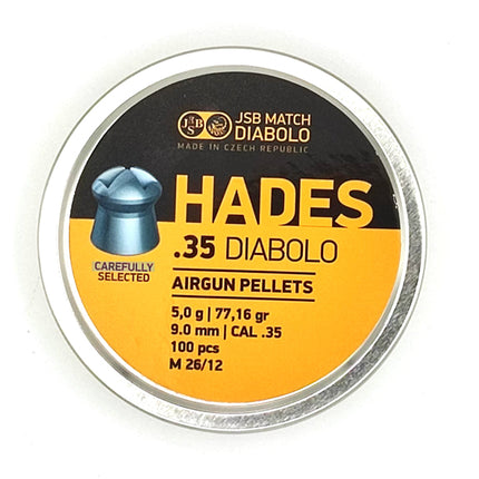 JSB Hades .35 - 77.16g - 9.0mm / 100 per Tin