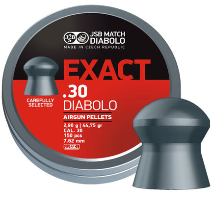 JSB Exact Diabolo .30 Pellets 44.75g / 500 per Tin / 7.62mm