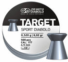 JSB Target Sport Pellets .177 - 4.5mm / 500 Per Tin / 8.02g