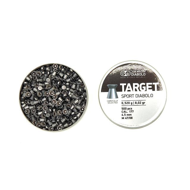 JSB Target Sport Pellets .177 - 4.5mm / 500 Per Tin / 8.02g