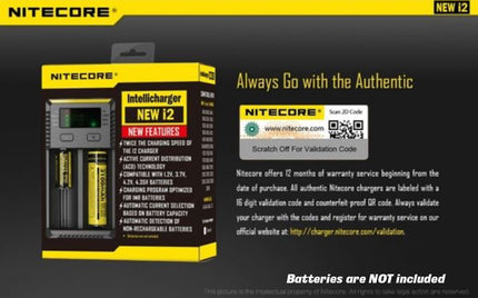 Nitecore New i2 Intellicharger - Mains Charger Details
