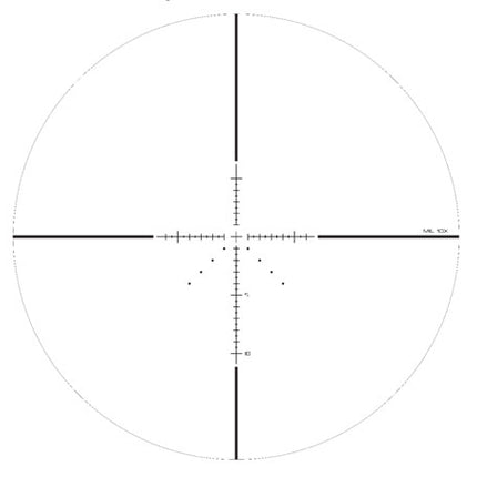 Optisan CP Compact 3-12x32 SFP MIL Non-Illuminated MH10 Rifle Scope