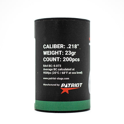 Patriot Javelin Slugs .22 / .218 / 23g