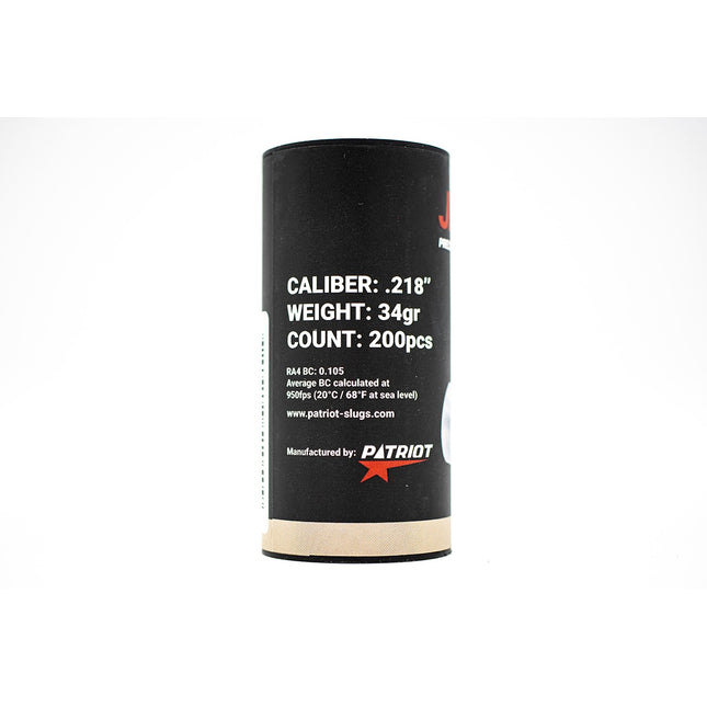 Patriot Javelin Slugs .22 / .218 / 34g