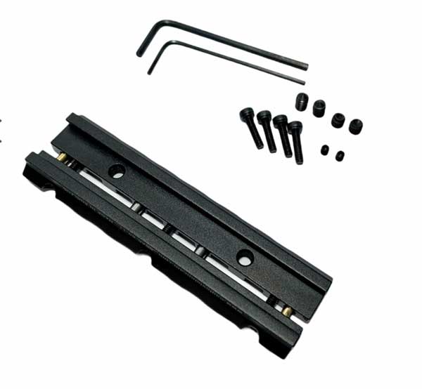 Picatinny to 13mm x 80mm Dovetail Rail Adaptor Converter